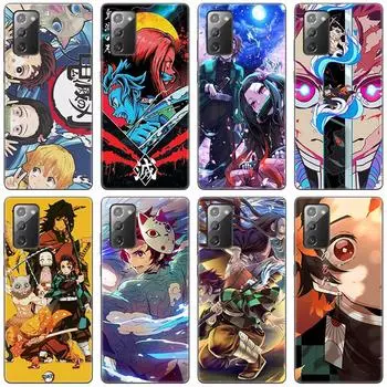 Чехол Kimetsu No Yaiba Demon Slayer в стиле аниме для Samsung Galaxy S20 S21 FE S10 Lite Note 20 10 Lite S8 S9 S10E S10 Plus Ultra Cover Samsung Note 10