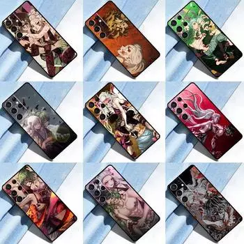 Чехол Kimetsu no Yaiba Gyutaro и Daki для Samsung Galaxy S20 FE S21 S22 Ultra Note 20 S8 S9 S10 Note 10 Plus, задняя крышка Galaxy S8