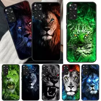 Чехол King of jungle Lion для Xiaomi Redmi Note 11 10 9 8 Pro Note 11S 10S 9S 8T K50 K40 9A 9C 10A 10C Redmi 10