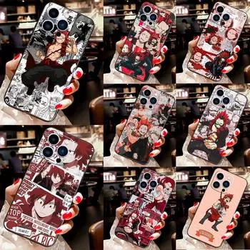 Чехол Kirishima Eijiro My Hero Academia для iPhone 13 12 11 14 Pro Max XS Max XR X 6S 7 8 Plus SE 2020, задняя крышка, чехол для телефона iPhone 8 Plus
