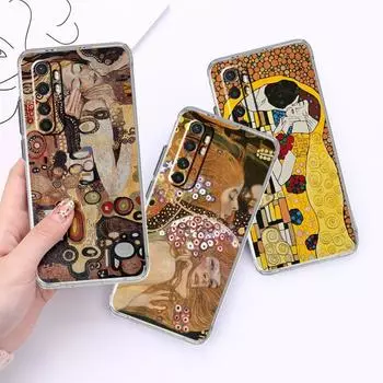 Чехол Kiss от Густава Климта для Xiaomi Mi 11 Lite 11T 12X 9T 11X Note 10 12 10T 5G 10T Poco X3 NFC M3 F3 силиконовый чехол принципиально Mi 9T
