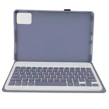 Чехол-клавиатура для планшета 11 дюймов, сверхтонкий, легкий, защитный чехол со съемным Bluetooth фиолетовый