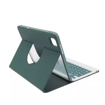 Чехол-клавиатура для планшета со встроенным держателем для ручек, беспроводная съемная клавиатура Bluetooth для планшета IOS Pro зелёный