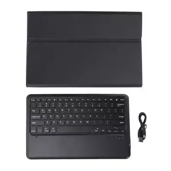 Чехол-клавиатура для планшета Tab P12 12,7 дюйма 2023 года, чехол для планшета из ТПУ с регулируемым углом наклона и магнитным креплением фиолетовый