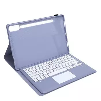 Чехол-клавиатура для планшета Tab P12 Slim Lightweight 12.7 Inch, защитный чехол с сенсорным экраном Bluetooth фиолетовый