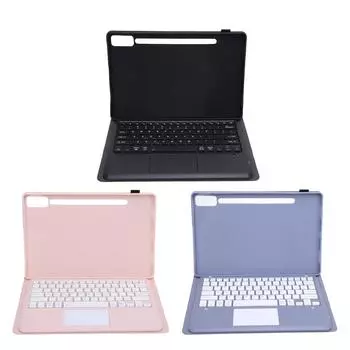 Чехол-клавиатура для Tab P12 Slim, легкий, 12,7-дюймовый планшет, защитный чехол, сенсорная клавиатура Bluetooth Black