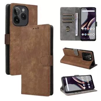 Чехол-книжка для BLU G54/BLU Bold K10 из искусственной кожи, полная защита корпуса [блокировка RFID], чехол-кошелек for BLU G54/BLU Bold K10 чёрный