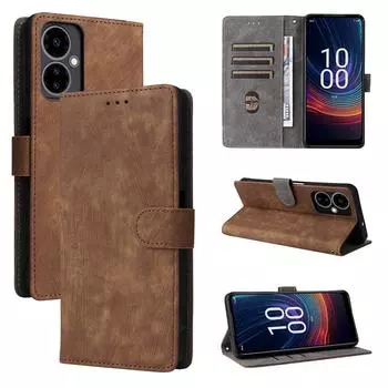 Чехол-книжка для Boost Mobile Celero 5G 2024/Celero 3 5G 2024, полная защита корпуса из искусственной кожи с [блокировкой RFID], чехол-кошелек Mobile Celero 5G 2024 чёрный