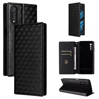 Чехол-книжка для Cubot X70 из искусственной кожи, защитный чехол для телефона, противоударный чехол-кошелек для всей поверхности for Cubot X70 чёрный