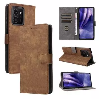 Чехол-книжка для HMD Skyline из искусственной кожи, чехол для телефона, полная защита корпуса [блокировка RFID], чехол-кошелек for HMD Skyline чёрный