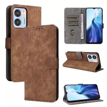 Чехол-книжка для Oukitel C35/C36/C37/C38 из искусственной кожи, полная защита корпуса [блокировка RFID], чехол-кошелек for Oukitel C35/C36 чёрный