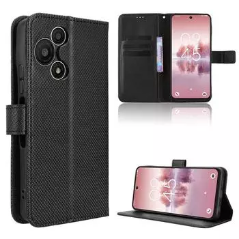 Чехол-книжка для TCL 60 SE NxtPaper из ПУ кожи, защита всего корпуса с [блокировкой RFID], противоударный, прочный, ретро чехол для телефона for TCL 60 SE NxtPaper чёрный