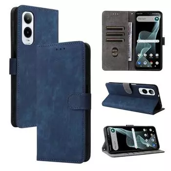 Чехол-книжка для телефона Cricket Debut S3 из искусственной кожи, полная защита корпуса [блокировка RFID], чехол-кошелек for Cricket Debut S3 чёрный