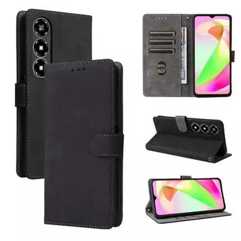 Чехол-книжка для телефона Villaon V30 из искусственной кожи, полная защита корпуса [блокировка RFID], чехлы, чехлы for Villaon V30 чёрный