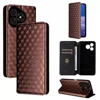 Чехол-книжка для Ulefone Note 19 из искусственной кожи, защитный чехол для телефона, противоударный чехол-кошелек для всего корпуса for Ulefone Note 19 чёрный