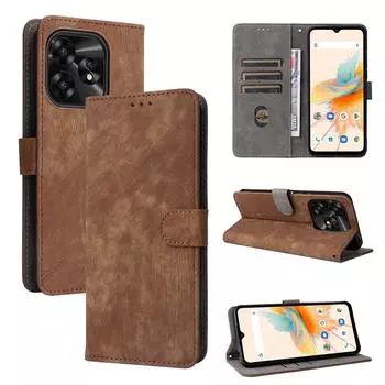 Чехол-книжка для Umidigi A15/A15C/A15T из искусственной кожи, полная защита корпуса [блокировка RFID], чехол-кошелек Umidigi A15/A15C/A15T чёрный