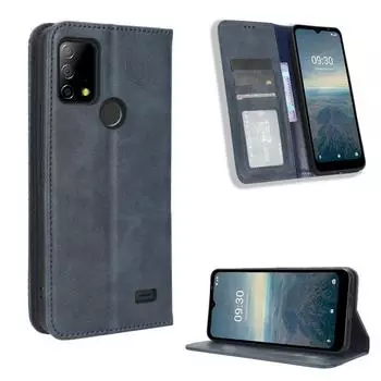 Чехол-книжка для Vodafone Smart T23, V22, V11, X9, N10, V10 [Flip Vintage Leather] Ударопрочный прочный ретро кожаный чехол for Vodafone Smart T23 чёрный