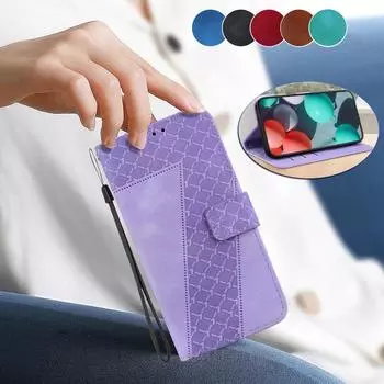 Чехол-книжка из 7-образной кожи с тиснением для Blackview A60/A60 Pro с подставкой и отделениями для карт, чехол для Blackview A80/A80 Pro Blackview A80 Pro коричневый