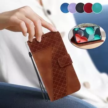 Чехол-книжка из кожи с тиснением 7 Shaped для Google Pixel 9A/8A/Pixel 7A/Pixel 9/Pixel 6 6A с подставкой и отделениями для карточек для Google Pixel 5 5A Pro Google Pixel 9A коричневый