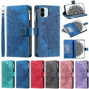 Чехол-книжка-кошелек на молнии с несколькими слотами для карт для iPhone 14 Plus 13 Pro Max 12 mini 11 10 X XR XS 6 6S 7 8 Plus SE 2020 SE iPhone 14