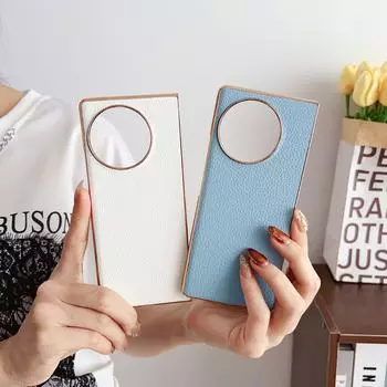 Чехол-книжка OPPO Find N2: Складная защитная пленка для экрана с полным покрытием и гальваническим узором личи find n2filp чёрный