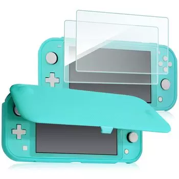 Чехол-книжка ProCase Switch Lite [в комплекте 2 стекла] Тонкий прозрачный мягкий чехол из ТПУ, противоударный защитный чехол, совместимые модели Switch Lite 2019 – Турция