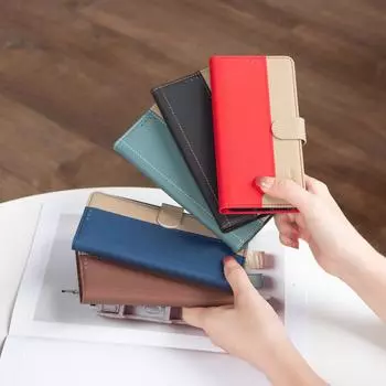 Чехол-книжка с защитой от RFID-блокировки для Xiaomi 14T Redmi A3, кожаный держатель для карт, чехол-книжка для Redmi 14C K70 A2 A1 Plus Note 12 13 Note9, чехол-кошелек Redmi Note 9 Pro/Note 9S чёрный