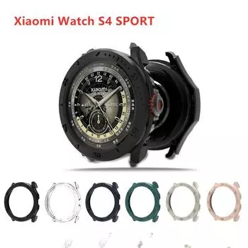Чехол-кольцо с жестким каркасом для Xiaomi Watch S4 SPORT / Аксессуары для Xiaomi Watch S3 Xiaomi Watch S4 SPORT чёрный