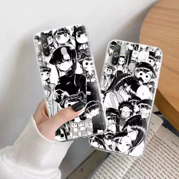 Чехол Komi San TPU для iPhone XR 7 8 14 15 11 12 13 X XS Pro Max Xiaomi Redmi 13C Note 9 Samsung A22 S23 S24 Ultra Plus VIVO Redmi Note 8 аэро