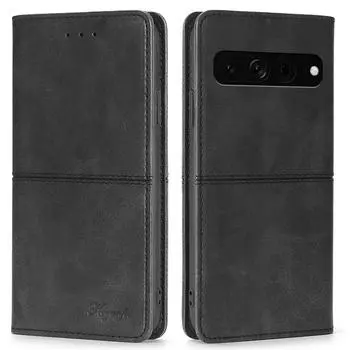 Чехол-кошелек для Alcatel 1C 1X 1S 3X Asus Zenfone Google Pixel Blackview A55 Pro A70 Doogee Oukitel Ulefone Cubot флип-чехол из искусственной кожи с бамперами Alcatel 1C (2019) чёрный