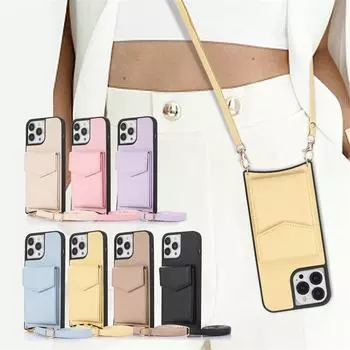 Чехол-кошелек для Apple 15 XS Max с диагональным отверстием «рыбий хвост», подходит для моделей 13 Pro Max и 14. чёрный