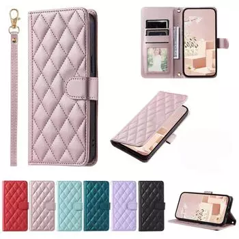 Чехол-кошелек для iPhone 15, 14, 13, 12, для Redmi 13C Note 13, 12, 11, 10, чехол iPhone 15 красный