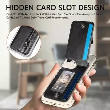 Чехол-кошелек для мобильного телефона, 3 м клея, магнитная застежка-флоп, супермногофункциональный чехол для мобильного телефона розового золота