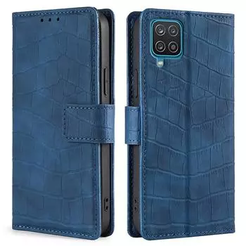 Чехол-кошелек для Samsung A32 A22 A10 A11 A52 A72 A82 S20 S21 FE S30 Ultra Note 20 10 с крокодиловым узором, флип-кобура для карт из искусственной кожи, чехол-бампер для телефона Samsung A01 (EU Version) чёрный