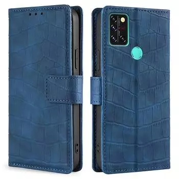 Чехол-кошелек для Vivo Y51 Y31 2020 Y12 Y20 Y93 Y95 X50 X60 Pro V20 SE V21E X50E V19 с крокодиловым узором, откидная кобура для карт из искусственной кожи, чехол для телефона, бампер iQOO 10 чёрный