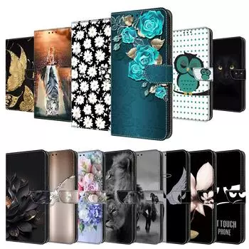 Чехол-кошелек с держателем для карт, цветочный чехол из искусственной кожи, подставка, ремешок на запястье, противоударный чехол для Honor Magic5 Pro Honor Magic5 Pro