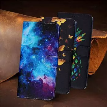 Чехол-кошелек с изображением животных и цветов для Xiaomi Redmi 10C 10A 9T 9C NFC 9A 9AT 9 Note 11 11S 10 10S 5 6 7 8 Pro iPhone 13 Mi 11 A2 Lite A3 POCO, чехлы для телефонов iPhone 6 (6S)