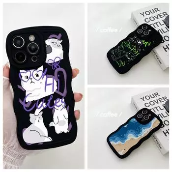 Чехол-кошелек с мультяшным держателем для карт для IPhone 11 Samsung S23 Ultra S22 A53 A32 A33 A52 Redmi Note 11 Pro 10 Pro 10S 9S 10C 11T Realme Vivo OPPO Cover iPhone 11