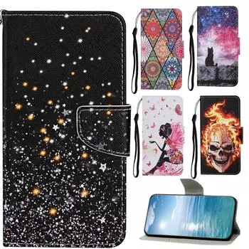 Чехол-кошелек с откидной крышкой для iPhone 15 14 13 12 Pro Max SE22 Samsung S24 S23 S22 S21 FE A55 A35 A15 A54 A34 A24 A14 A04 A53 A33 A23 A13 A52 Чехол iPhone 13 Pro Max красный