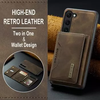 Чехол-кошелек с защитой от падения и слотом для карт для Samsung Galaxy S23 Ultra S22 S21 Plus S20 FE Fold 4 3, противоударные аксессуары для телефонов for Galaxy S23