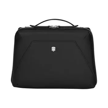 Чехол-косметичка VICTORINOX Victoria Signature с вынимающимся карманом для подвесного держателя для косметики и туалетных принадлежностей, черный 612211 2-в-1 [] чёрный