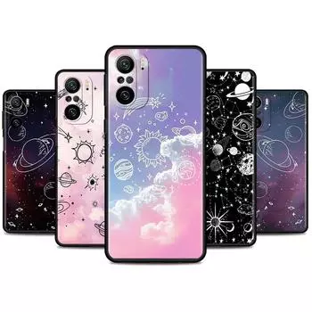 Чехол «Космическая планета» для Xiaomi Redmi Note 11 10 9 Pro K40 10S 9S 9A 9C, чехол для телефона 9T 8 8T 7 11T, силиконовый чехол Redmi K40 Pro