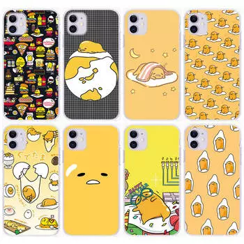 Чехол KT61 Lazy Egg для Samsung A04 A14 A23 A34 A54 M23 M33 M52 M53 Realme 10 9 C30S C35 C55 VIVO Y02S Y21 Y33S Y51 X80 Pro Прозрачный чехол VIVO Y11 2019 зелёный