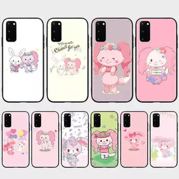 Чехол KT63 Bonbonribbon Maimai для iPhone 16 15 Plus 14 13 12 11 Pro 8 7 6S 6 SE 5S X XR XS Max Realme C30 C33 C31 9I Huawei P30 черный мягкий чехол VIVO Y53S кожа буйвола