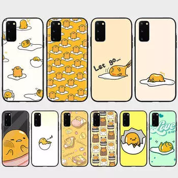 Чехол KT71 Lazy Egg Gudetama для Xiaomi Poco X6 X4 M5 M6 F5 F6 C65 C55 C50 C51 C40 Redmi Note 7 8 14C A3X 13C 12C 11 10A 9C Pro, черный мягкий чехол Xiaomi Poco M4 Pro 4G бездна
