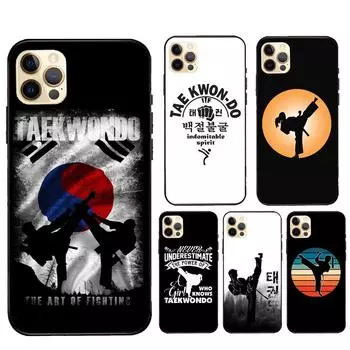 Чехол «Кунгфу тхэквондо» для iPhone 12 Pro Max 13 mini, чехол для iPhone 11 Pro Max XS X SE 2020 7 8 Plus XR iphone 5 5S SE