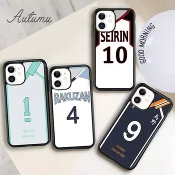 Чехол Kuroko No Basuke для телефона iPhone 11 12 13 14 Pro Max mini X XR XS SE 2020 6S 7 8 Plus Samsung Galaxy S21 S22 iPhone 6plus