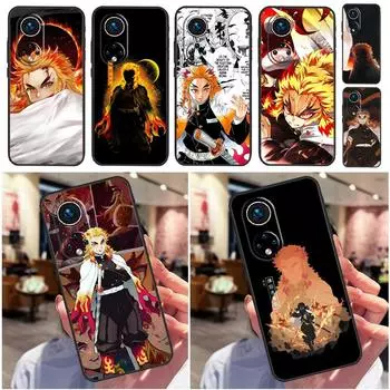 Чехол Kyojuro Rengoku для Huawei P30 P20 P40 Lite P50 Pro P Smart 2021 Nova 5T Honor X8 X9 50 70 80 Honor 80