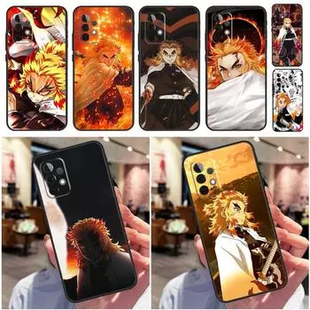 Чехол Kyojuro Rengoku для Samsung Galaxy A53 A52S A52 A51 A71 A13 A23 A33 A73 A12 A22 A32 A50, чехол принципиально Samsung A04S