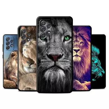 Чехол Lion Alpha Male Cub для Samsung Galaxy A51 4g A32 A12 A22 A21s A72 A11 A13 A52 5g A70 A71 A33 A91 A73 A53, силиконовый чехол из ТПУ Samsung A11
